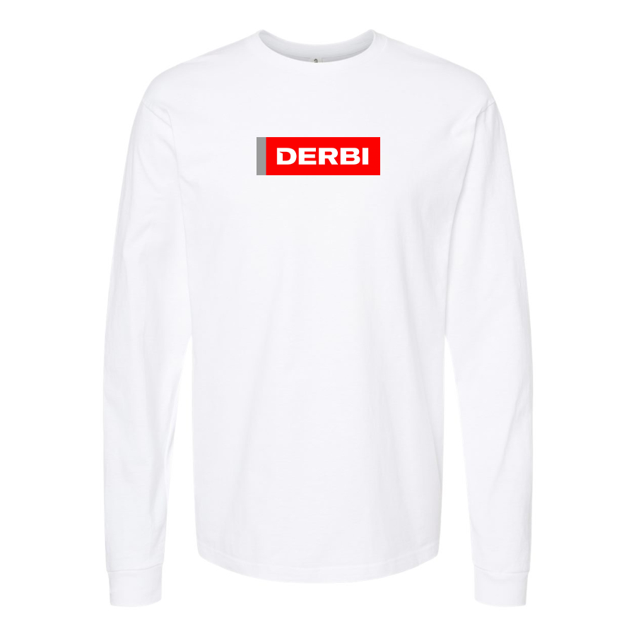 Men's Derbi Logo Cotton Long Sleeve T-Shirt