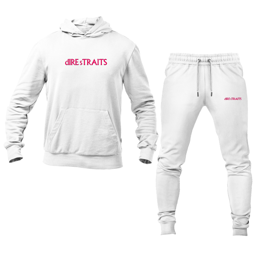 Men's Dire Straits Logo Hoodie Joggers Set