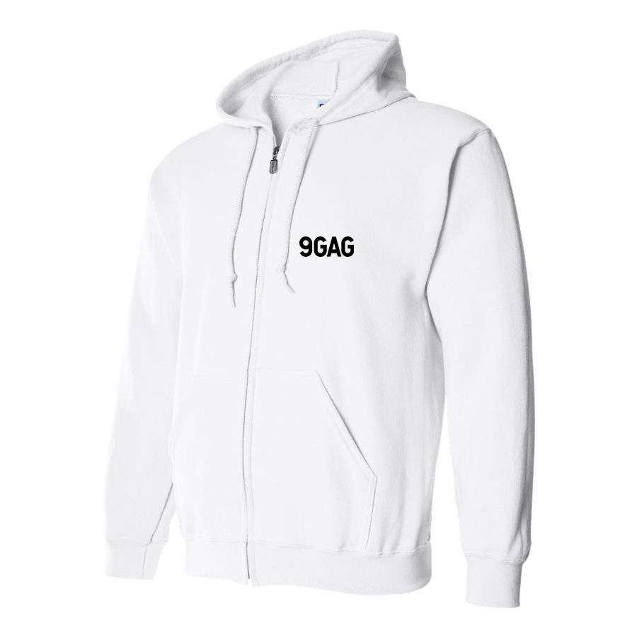 Men's 9gag Logo Zipper Hoodie
