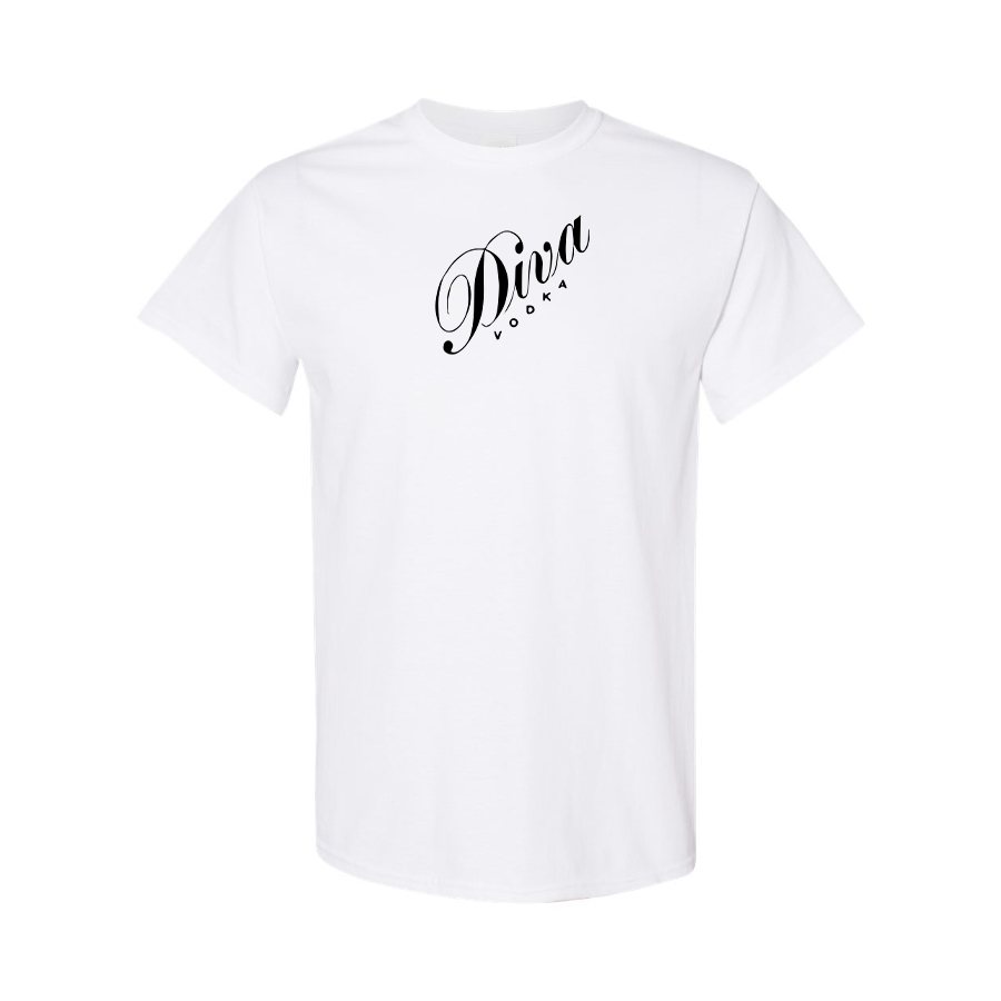 Men's Diva Logo Cotton T-Shirt