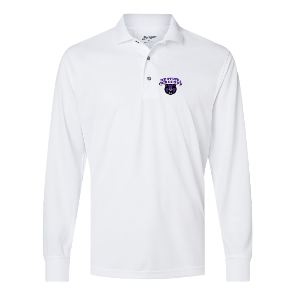 Men's Central Arkansas Bears Paragon Prescott Long Sleeve Polo
