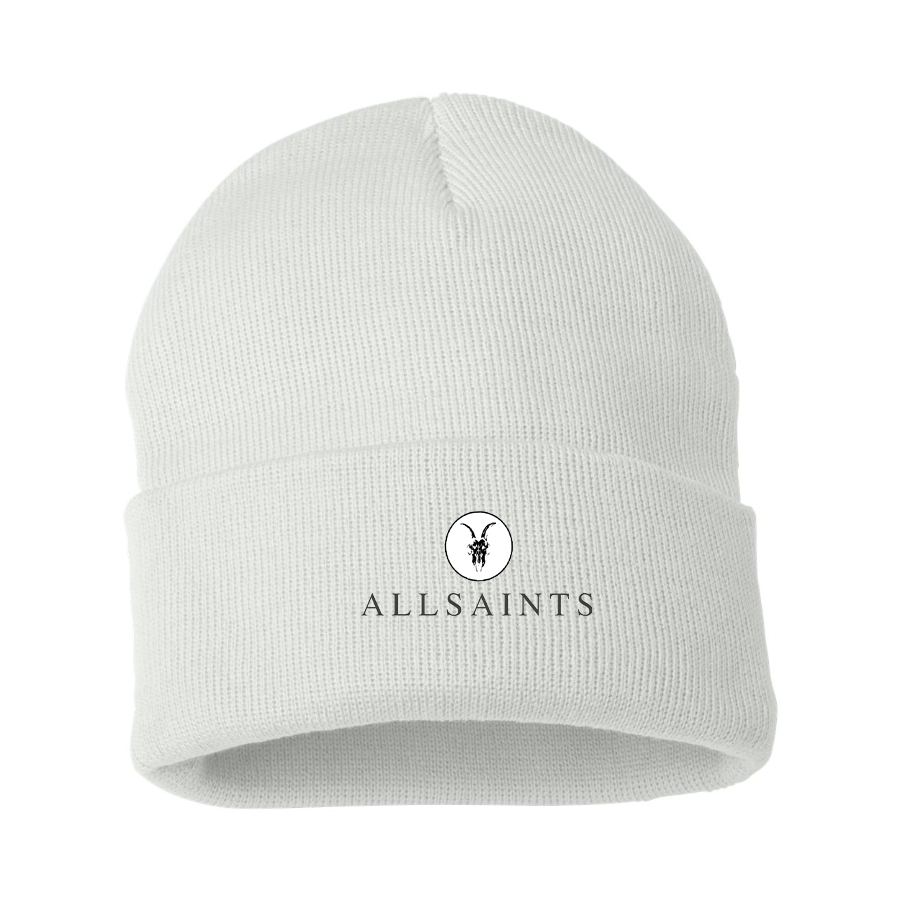 AllSaints Logo Beanie Hat