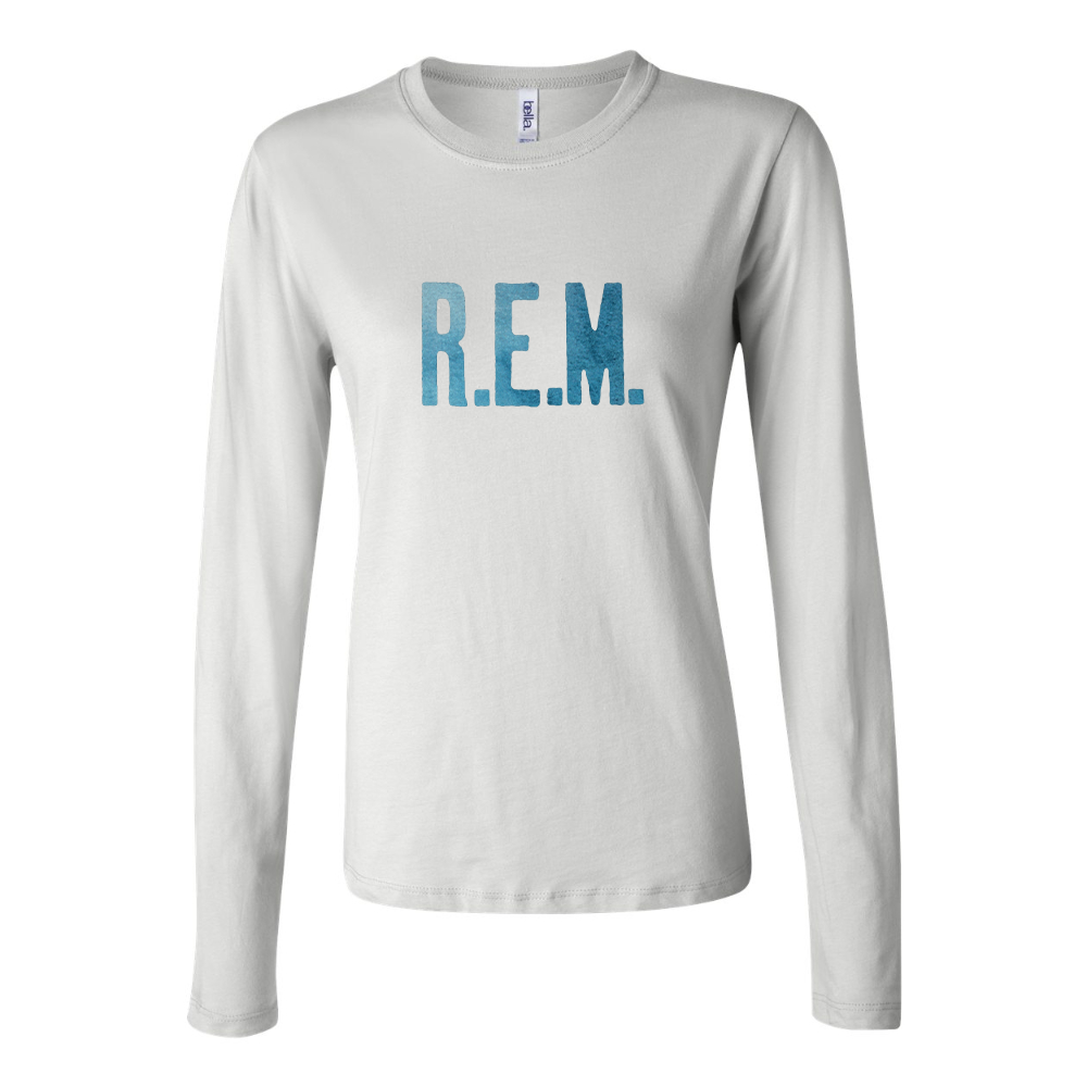 BELLA CANVAS R.E.M. Blue Jersey Long Sleeve Tee