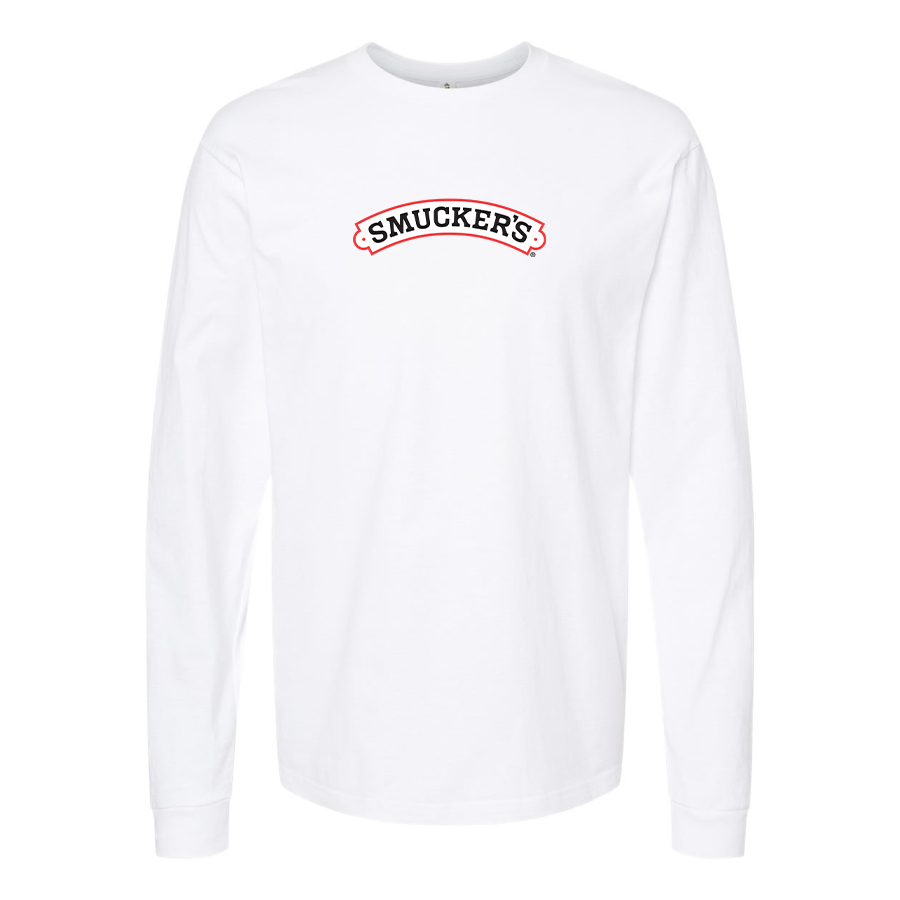 Men's Smucker's Logo Cotton Long Sleeve T-Shirt