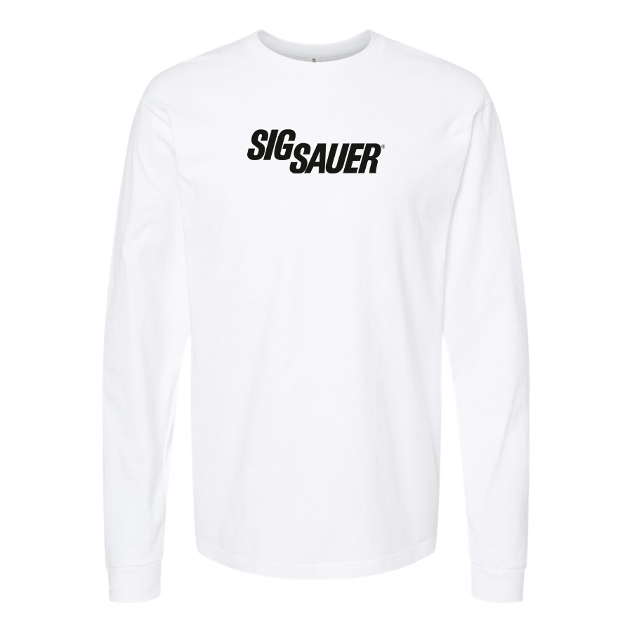 Men's Sig Sauer Logo Cotton Long Sleeve T-Shirt