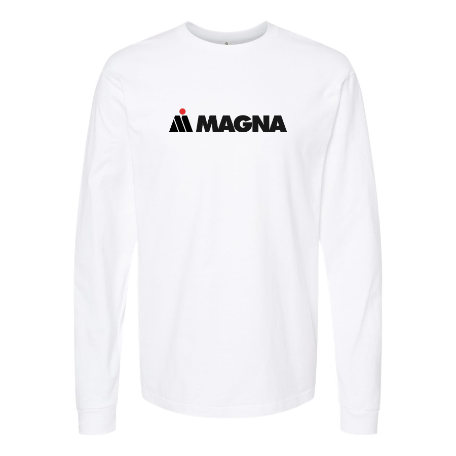 Men's Magna Steyr Logo Cotton Long Sleeve T-Shirt
