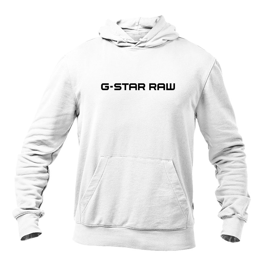 Men's G Star Raw Logo Pullover Hoodie