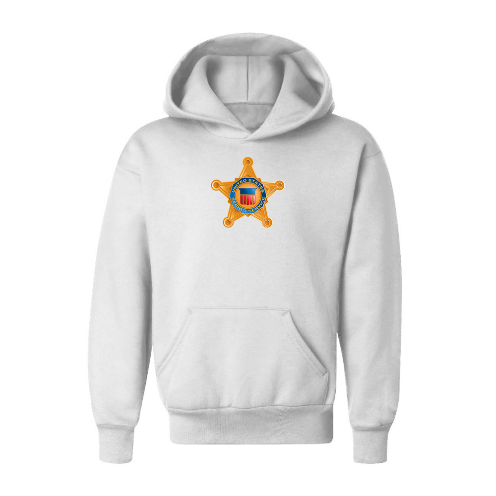 Youth Secret Service Star Logo Pullover Hoodie