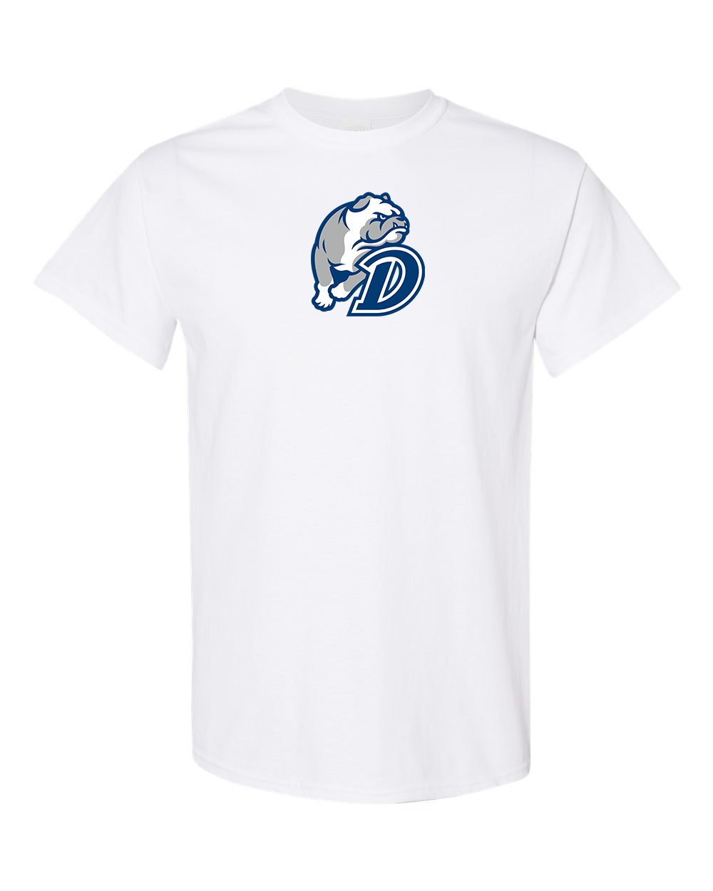 Men's Drake Bulldogs Gildan Heavy Cotton T-Shirt