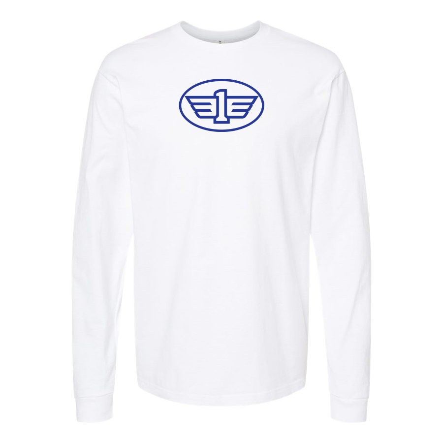 Men's FAW Logo Cotton Long Sleeve T-Shirt