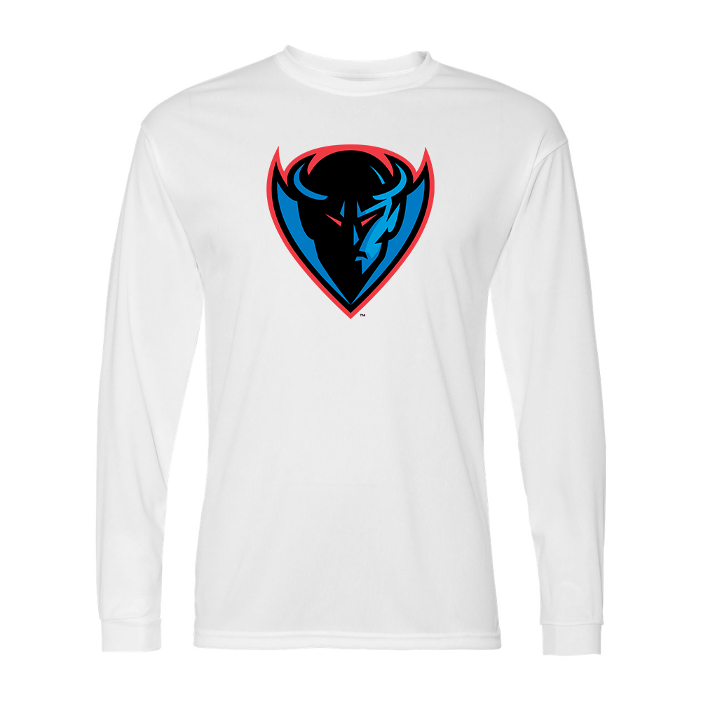 Men's DePaul Blue Demons Performance Long Sleeve T-Shirt