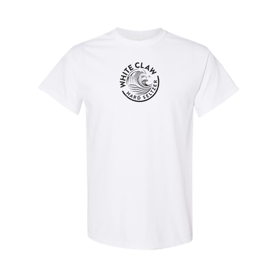 Men's White Claw Logo Cotton T-Shirt