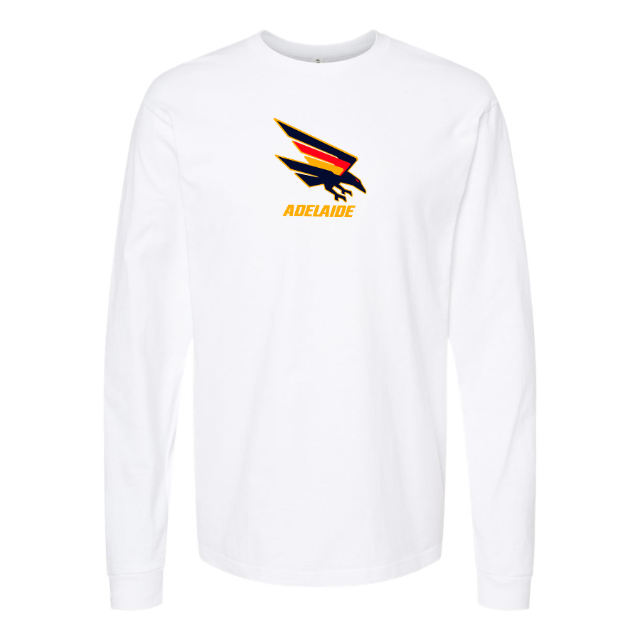 Men's Adelaide Crows Logo Cotton Long Sleeve T-Shirt
