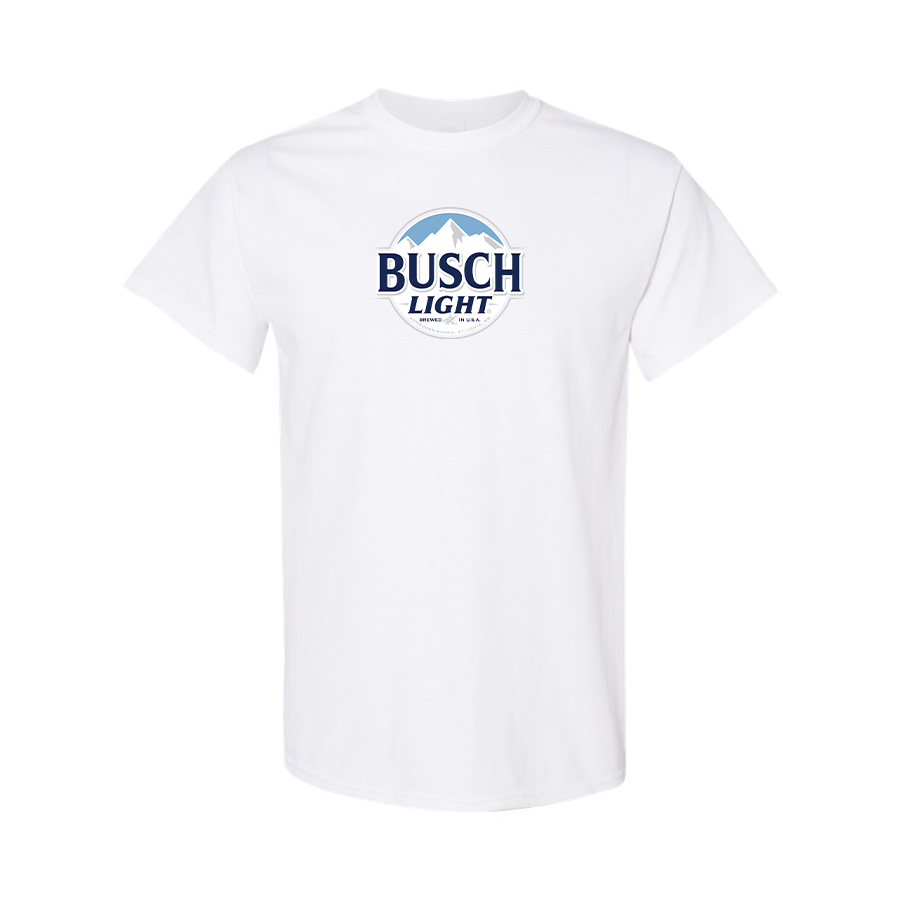 Men's Busch Light Logo Cotton T-Shirt