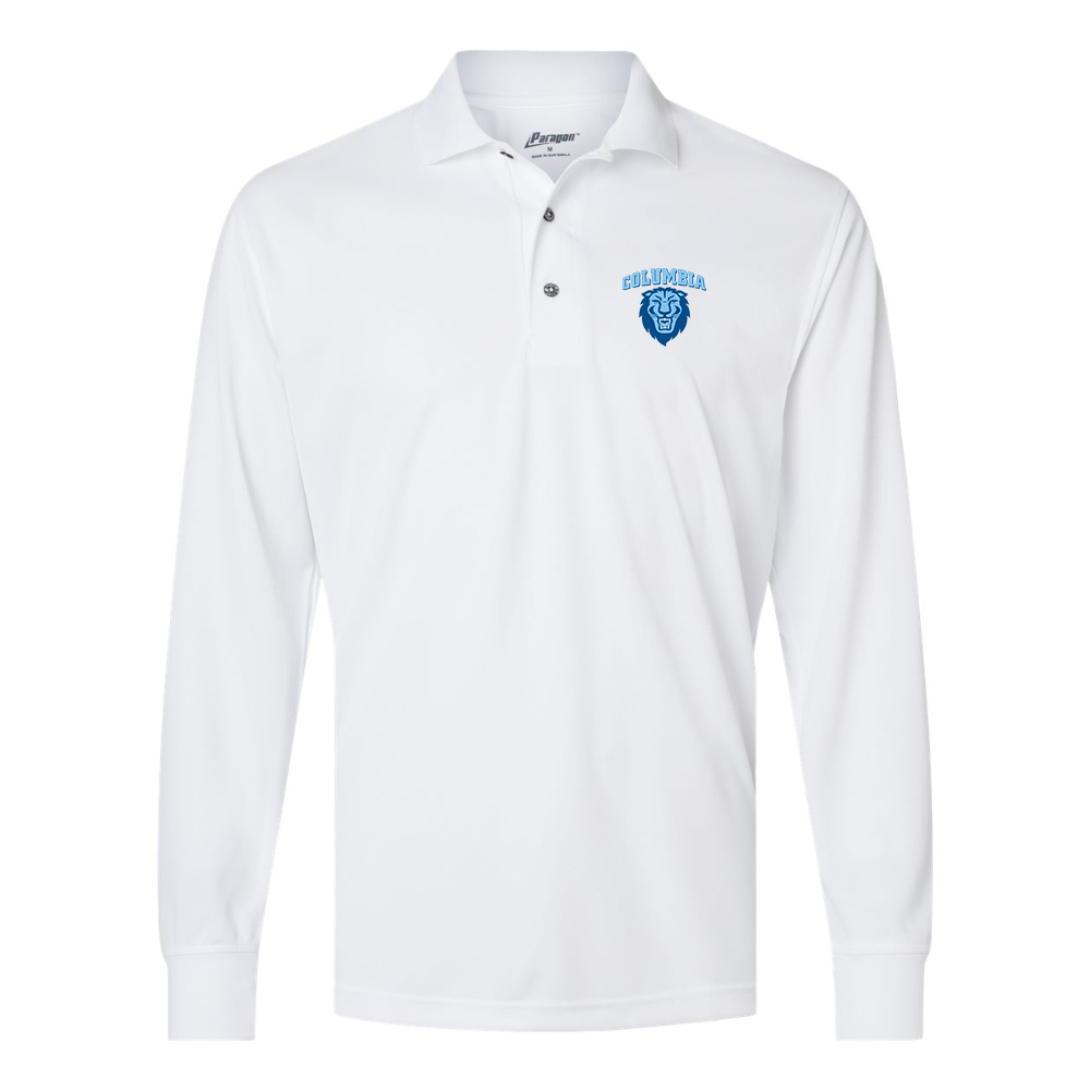Men's Columbia Lions Paragon Prescott Long Sleeve Polo