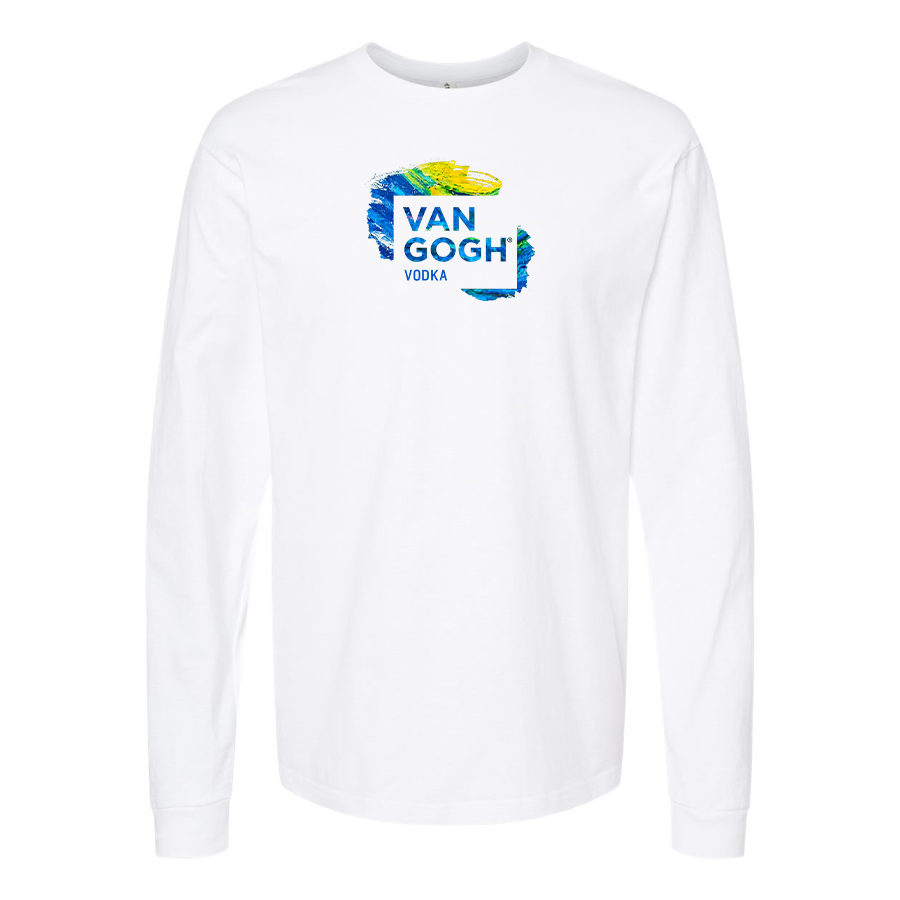 Men's Van Gogh Logo Cotton Long Sleeve T-Shirt
