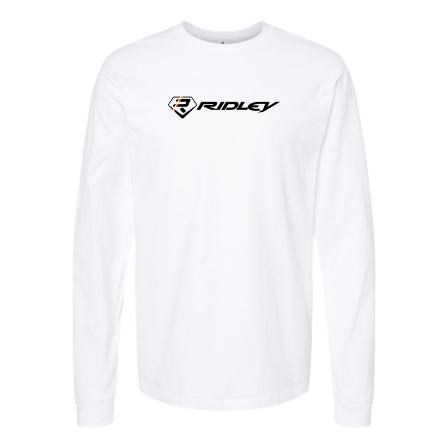 Men's Ridley Logo Cotton Long Sleeve T-Shirt