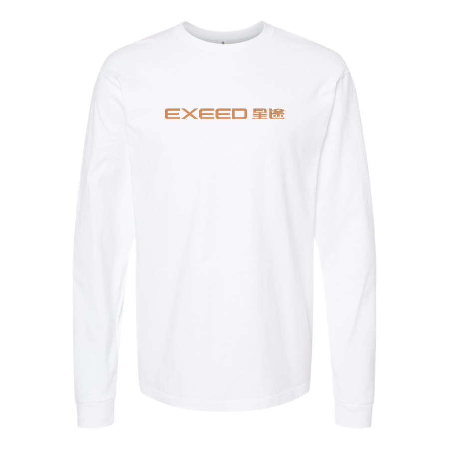 Men's Exeed Logo Cotton Long Sleeve T-Shirt