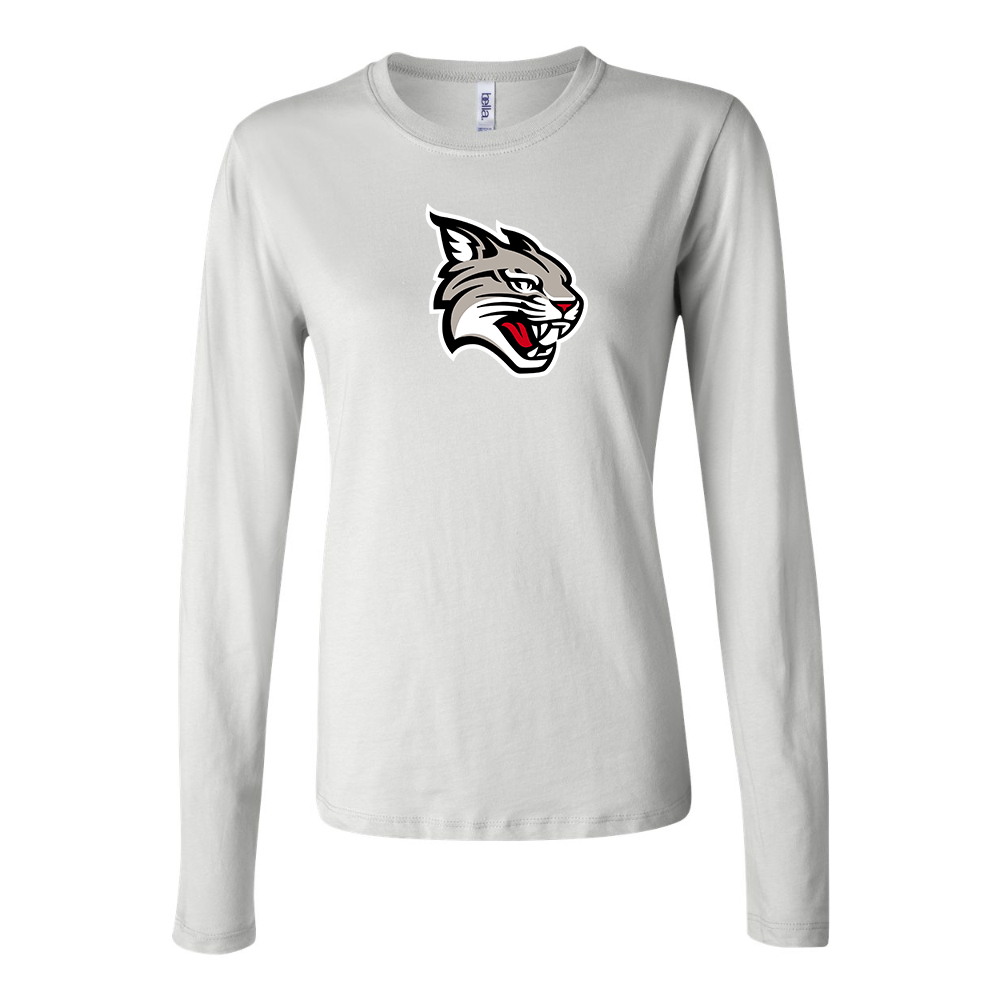 BELLA CANVAS Davidson Wildcats Jersey Long Sleeve Tee