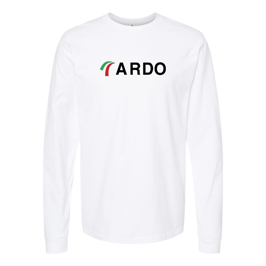 Men's Ardo Logo Cotton Long Sleeve T-Shirt