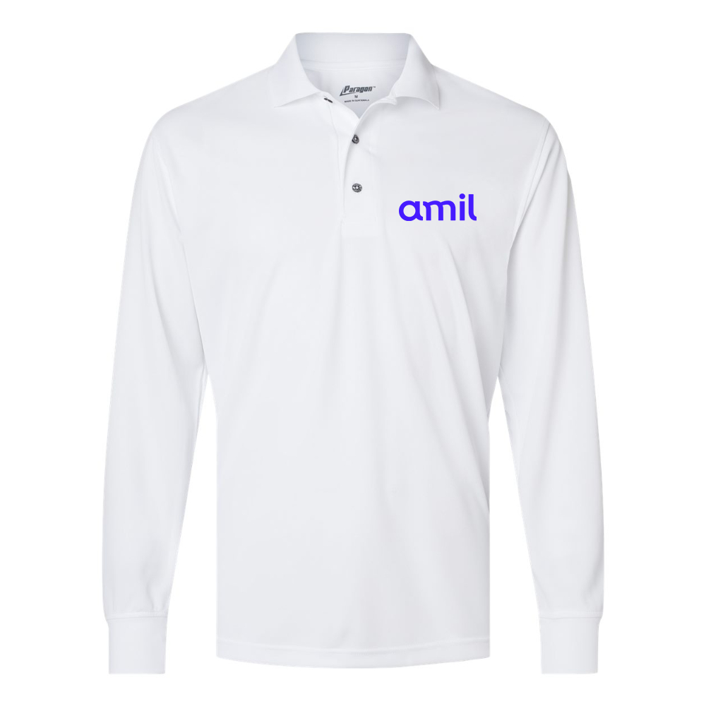 Men's Amil Paragon Prescott Long Sleeve Polo