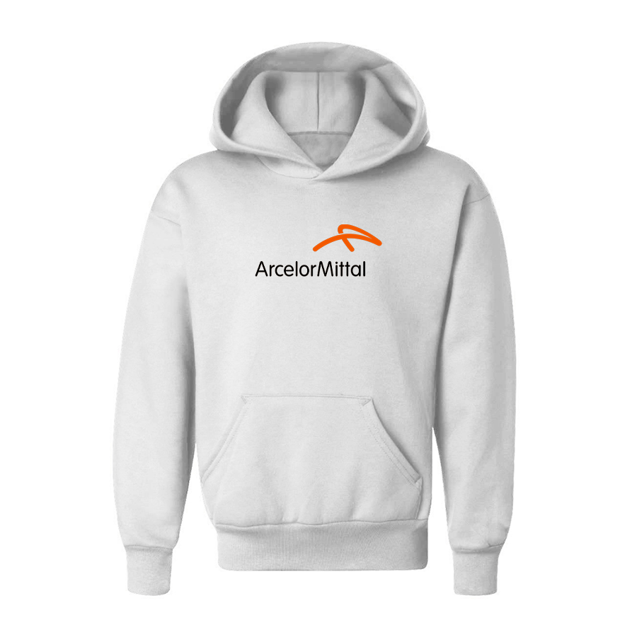 Youth Arcelormittal Logo Pullover Hoodie