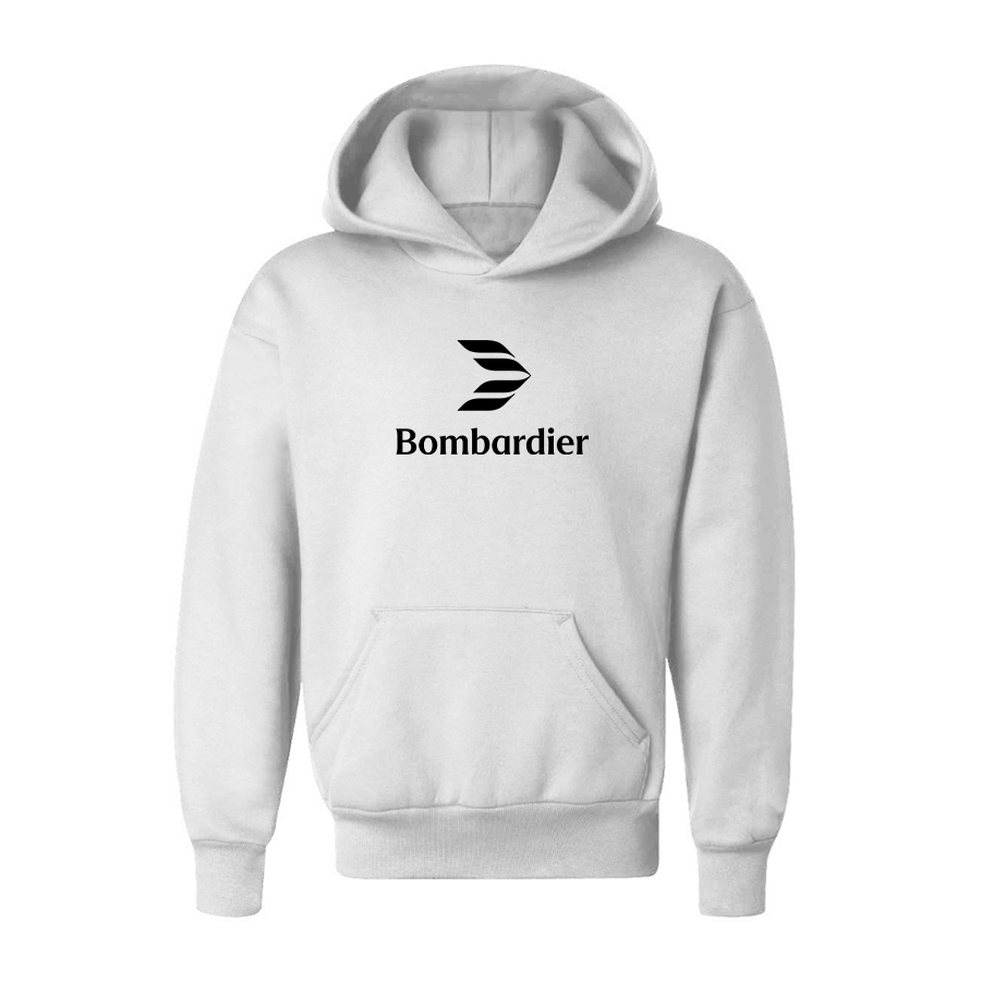 Youth Bombardier Logo Pullover Hoodie