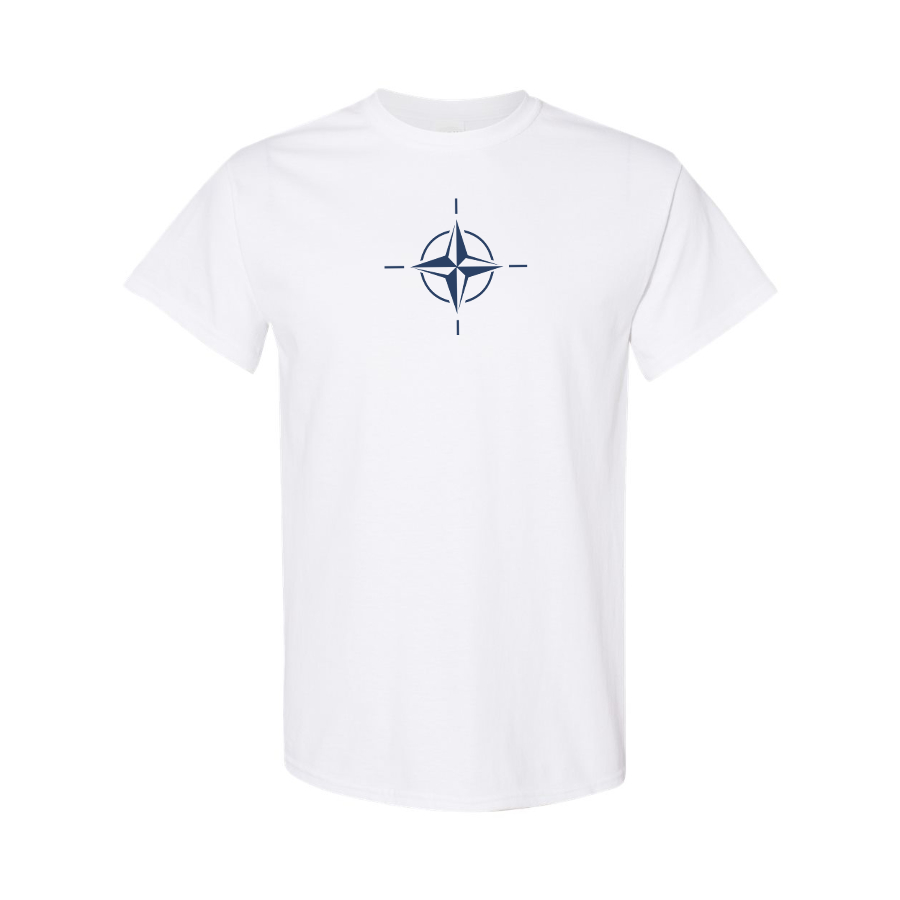 Men's Nato Emblem Logo Cotton T-Shirt