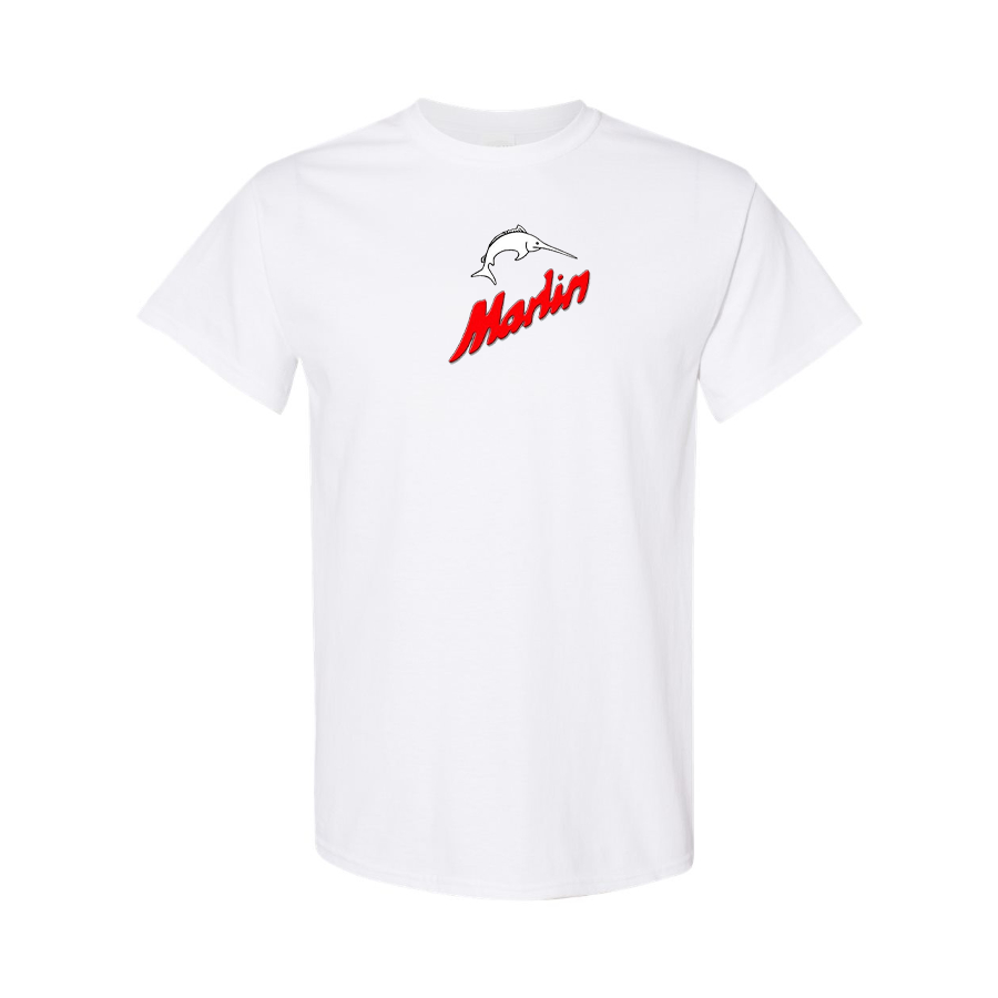 Men's Marlin Logo Cotton T-Shirt