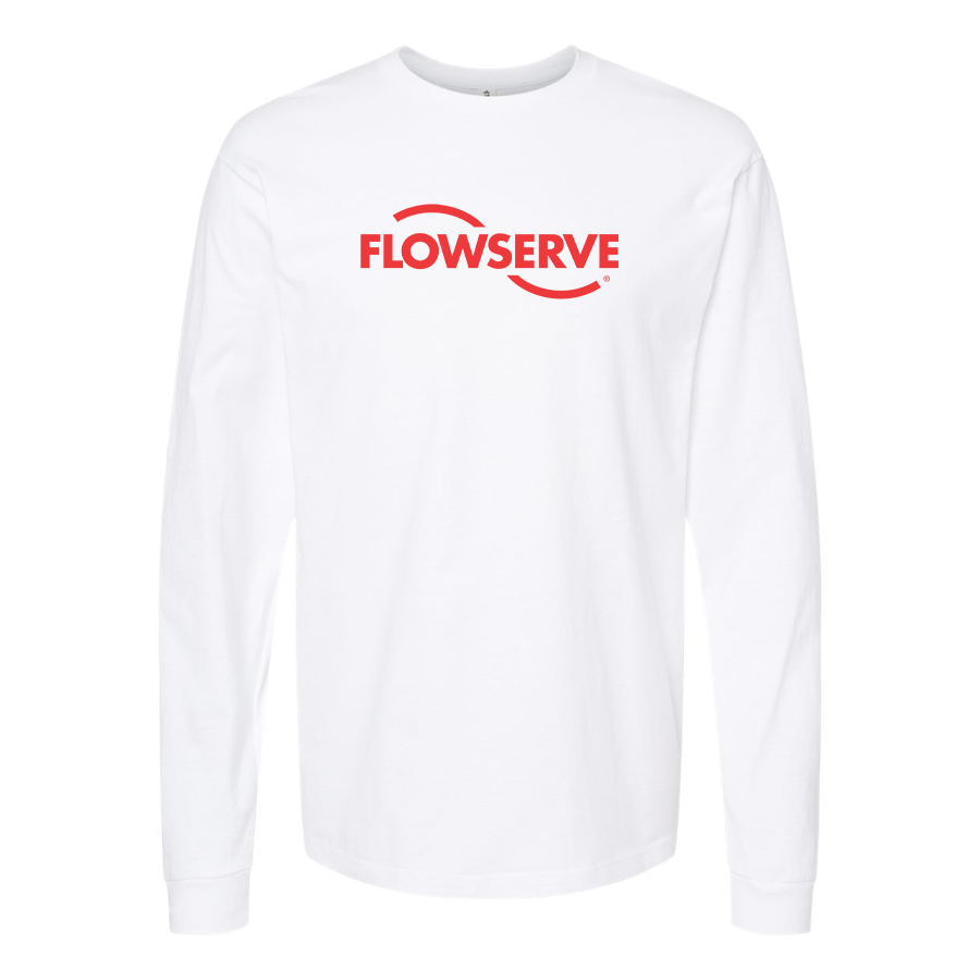 Men's Flowserve Logo Cotton Long Sleeve T-Shirt