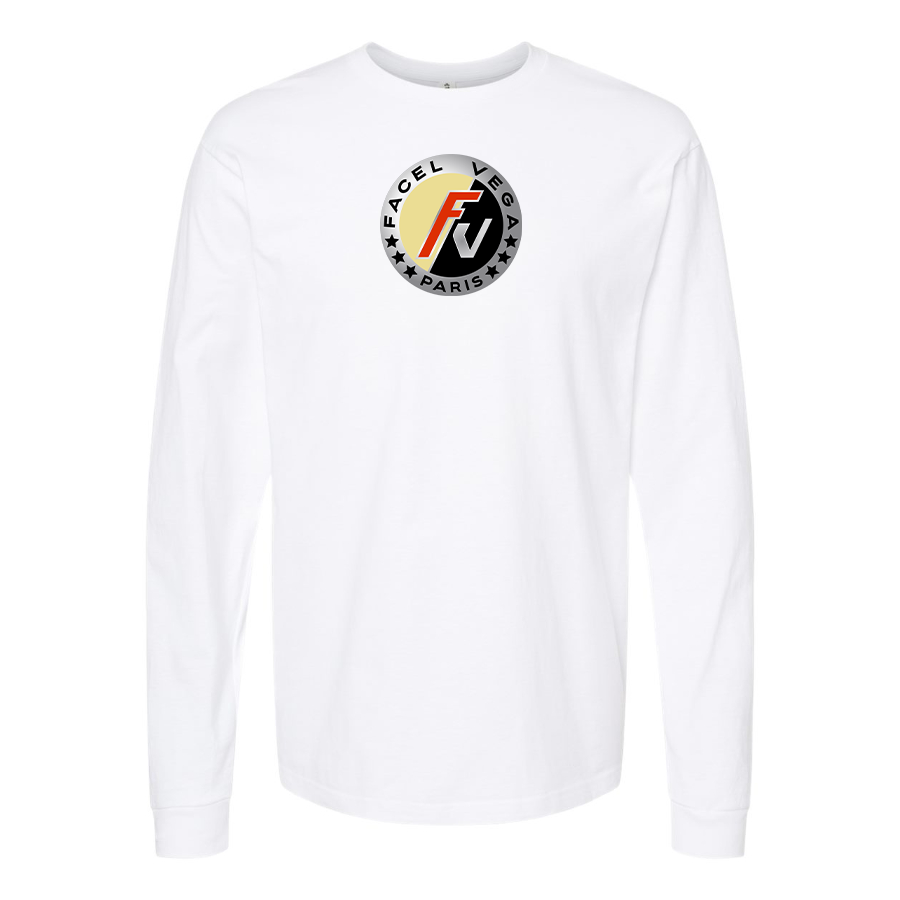 Men's Facel Vega Logo Cotton Long Sleeve T-Shirt