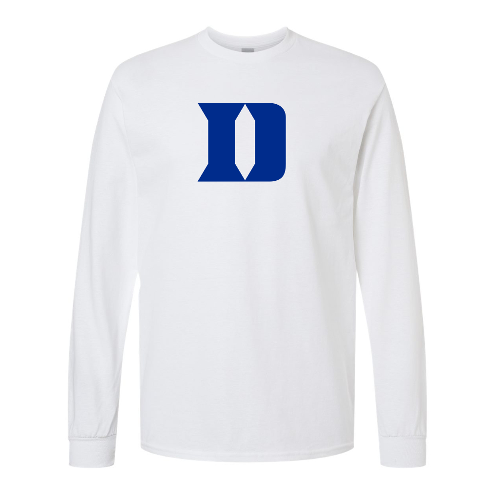 Men's Duke Blue Devils Gildan Heavy Cotton Long Sleeve T-Shirt
