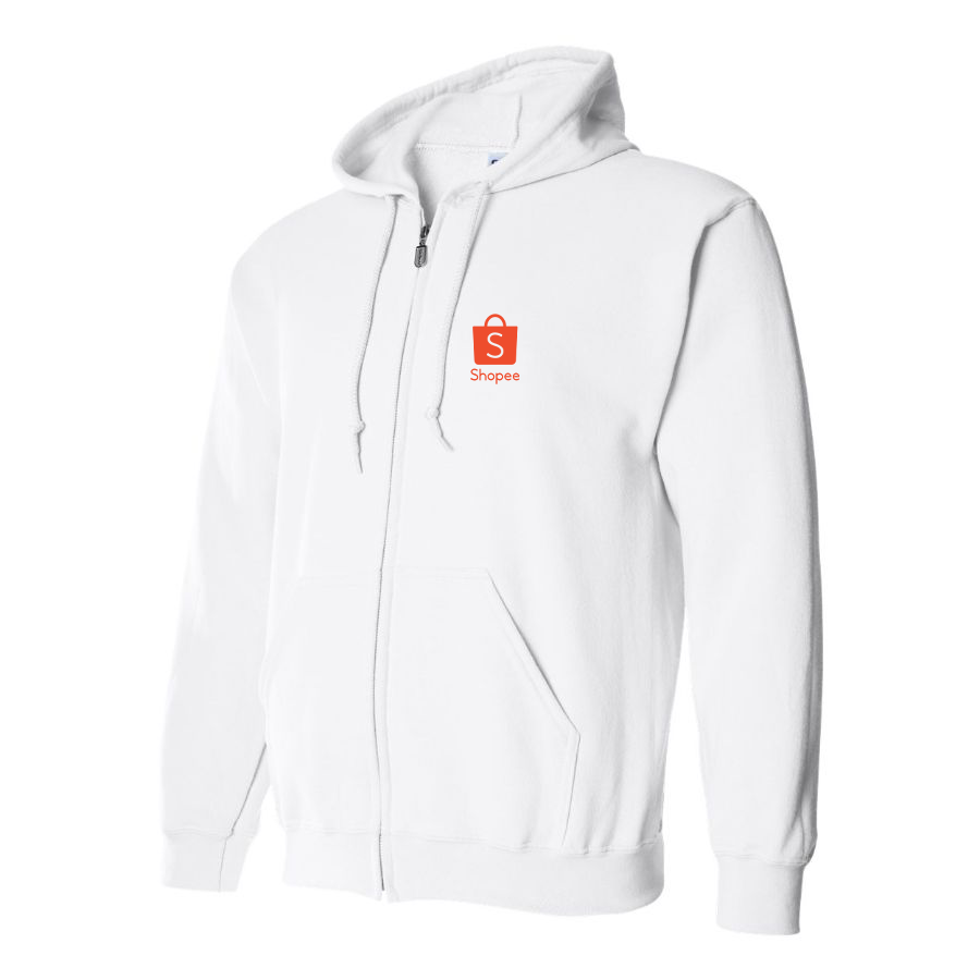 Men's Shopee Logo Zipper Hoodie