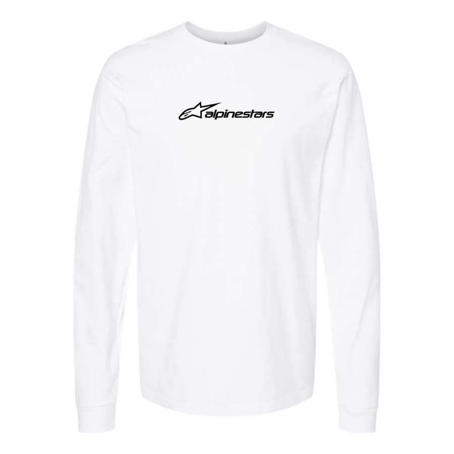 Men's Alpinestars Logo Cotton Long Sleeve T-Shirt