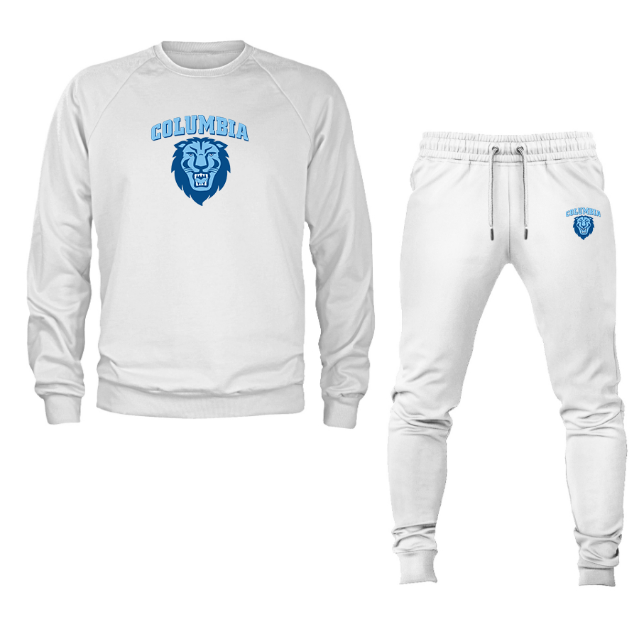 Men's Columbia Lions Crewneck Sweatshirt Joggers Suit