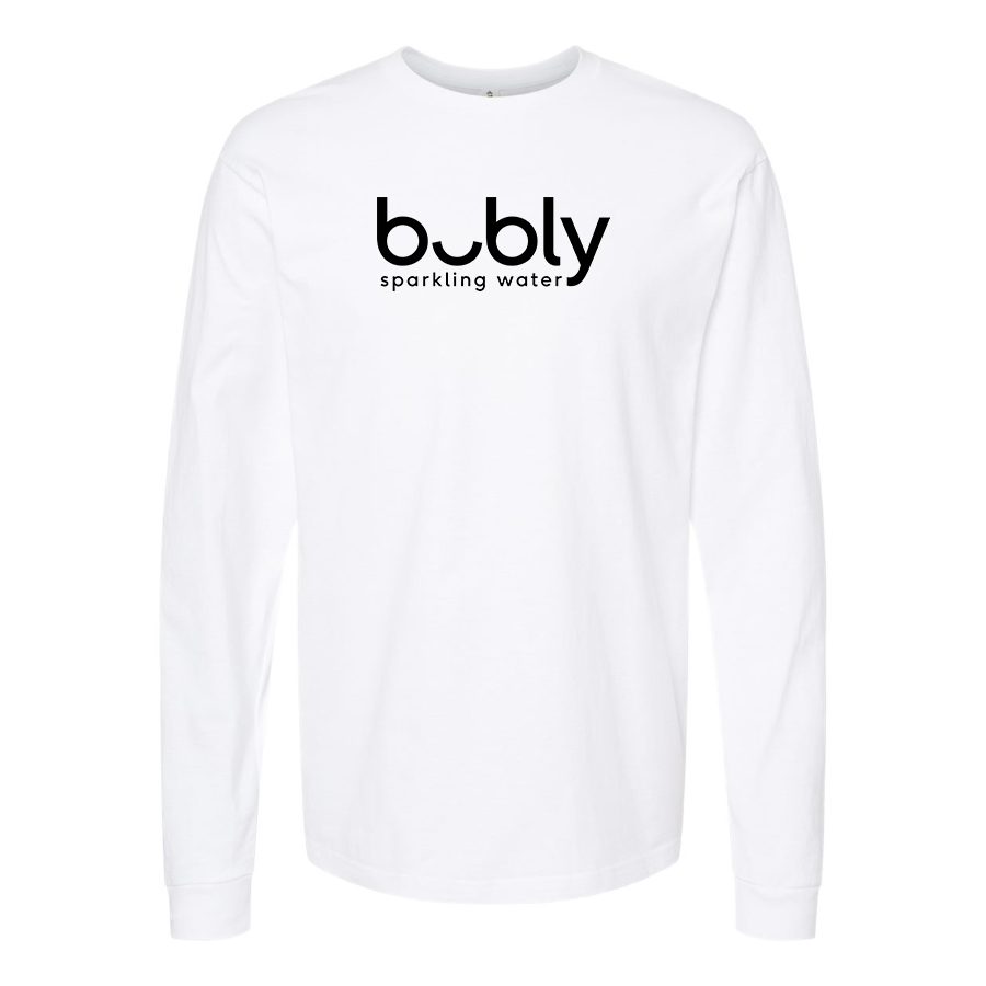 Men's Bubly Logo Cotton Long Sleeve T-Shirt