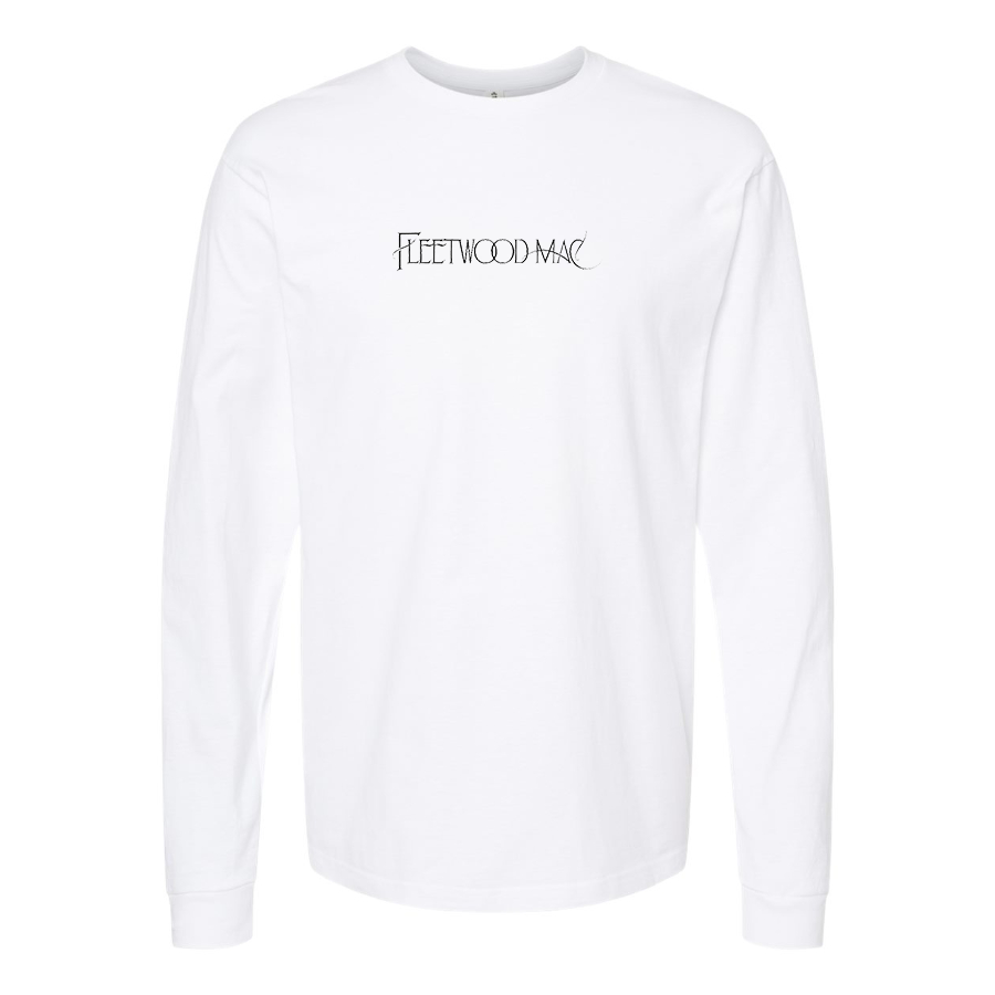 Men's Fleetwood Mac Logo Cotton Long Sleeve T-Shirt
