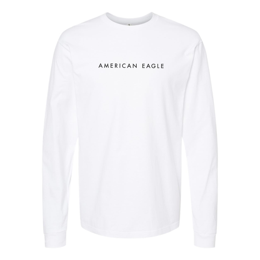 Men's American Eagle Logo Cotton Long Sleeve T-Shirt