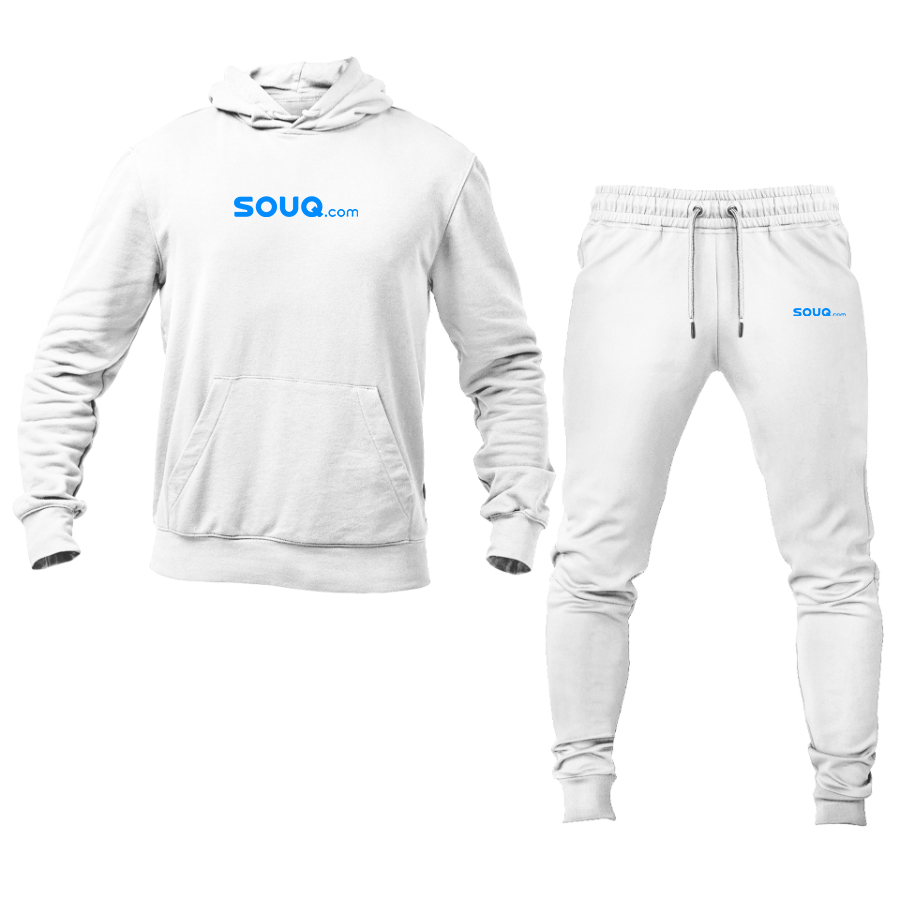 Men's Souq.com Logo Hoodie Joggers Set