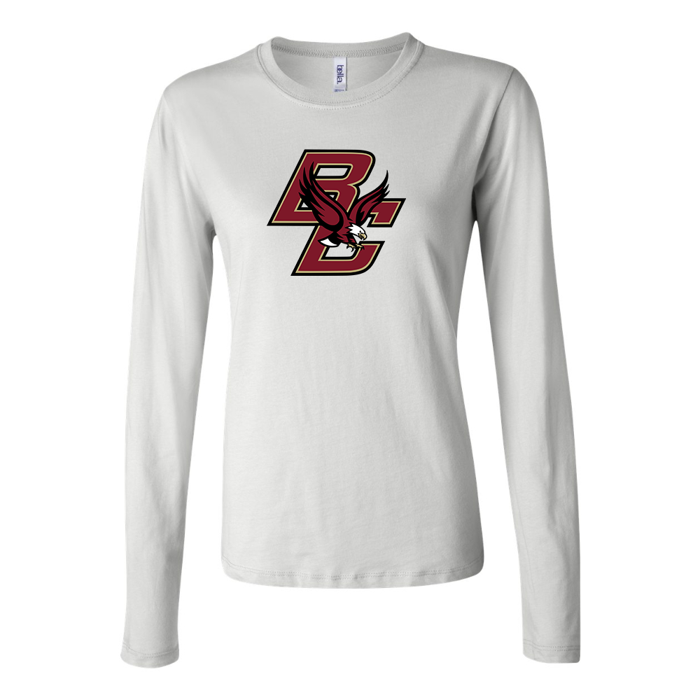 BELLA CANVAS Boston College Eagles Jersey Long Sleeve Tee