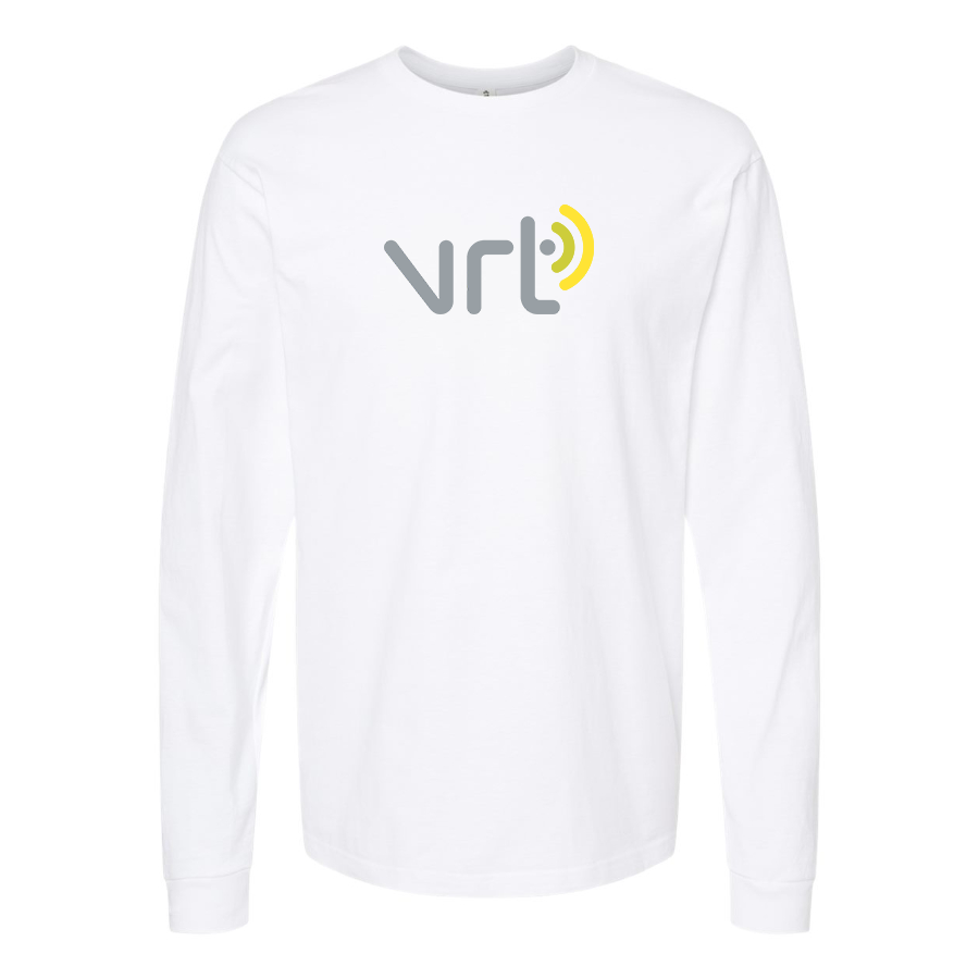 Men's VRT Logo Cotton Long Sleeve T-Shirt