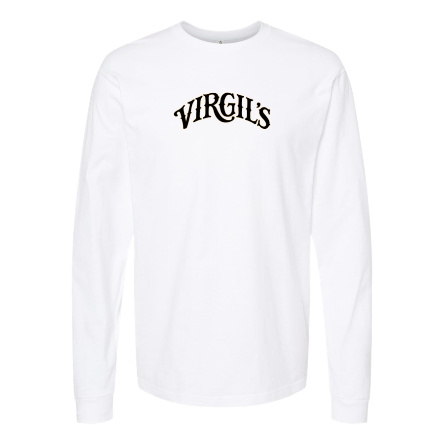 Men's Virgils Logo Cotton Long Sleeve T-Shirt