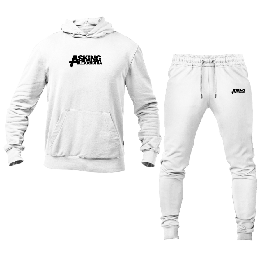 Men's Asking Alexandria Logo Hoodie Joggers Set
