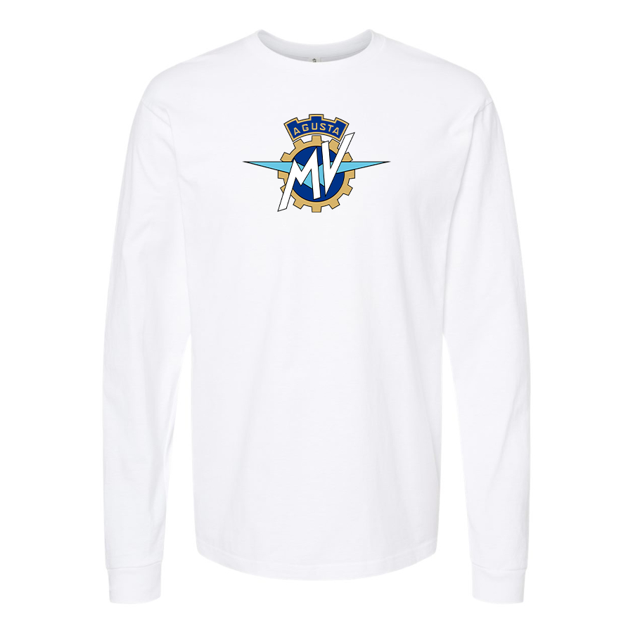 Men's MV Agusta Logo Cotton Long Sleeve T-Shirt