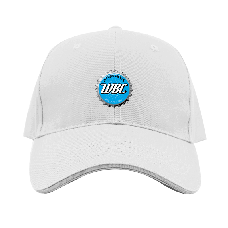 Wit Beverage Company Logo Dad Baseball Cap Hat