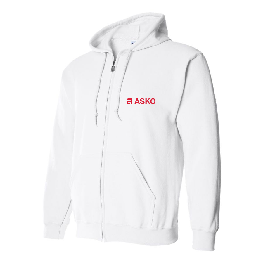 Men's Asko Logo Zipper Hoodie