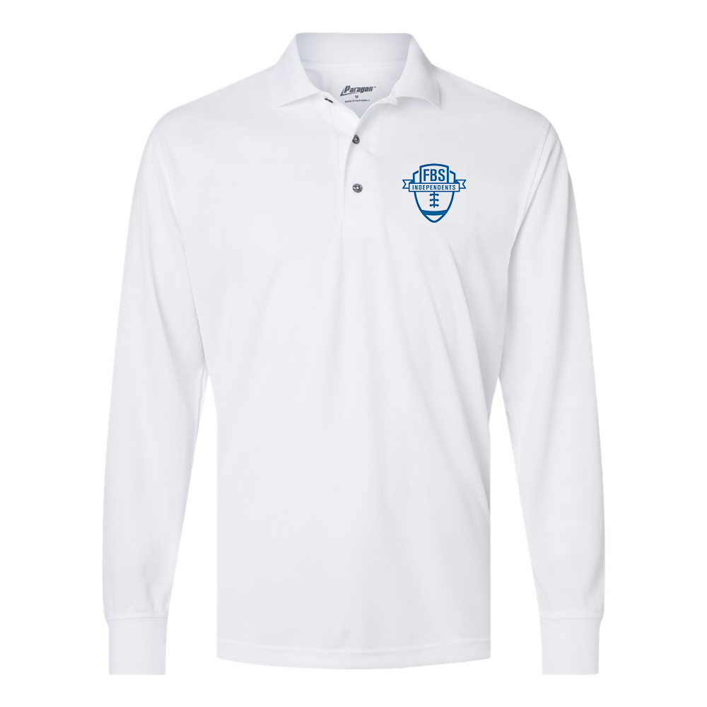 Men's Division I FBS Independents Paragon Prescott Long Sleeve Polo