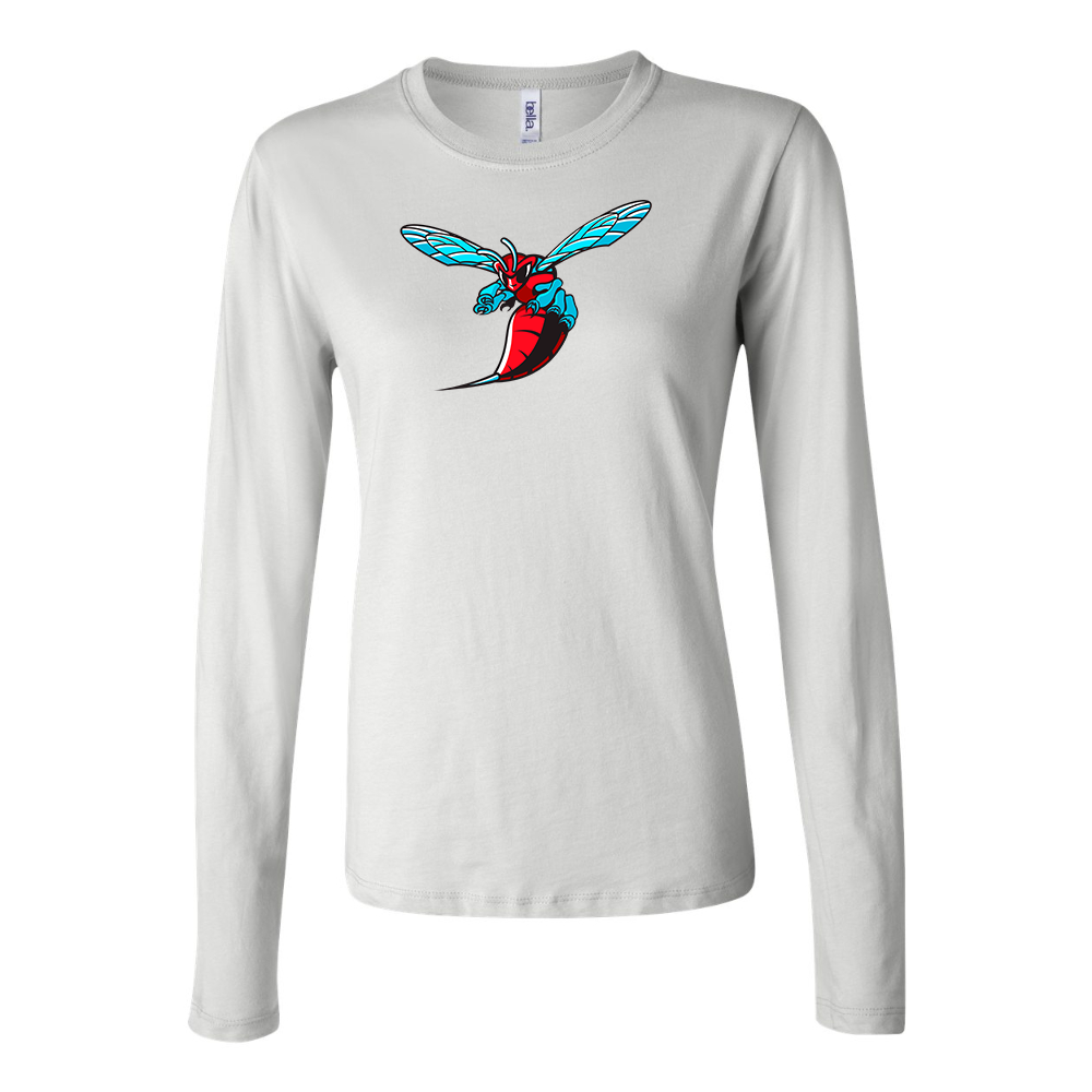 BELLA CANVAS Delaware State Hornets Jersey Long Sleeve Tee