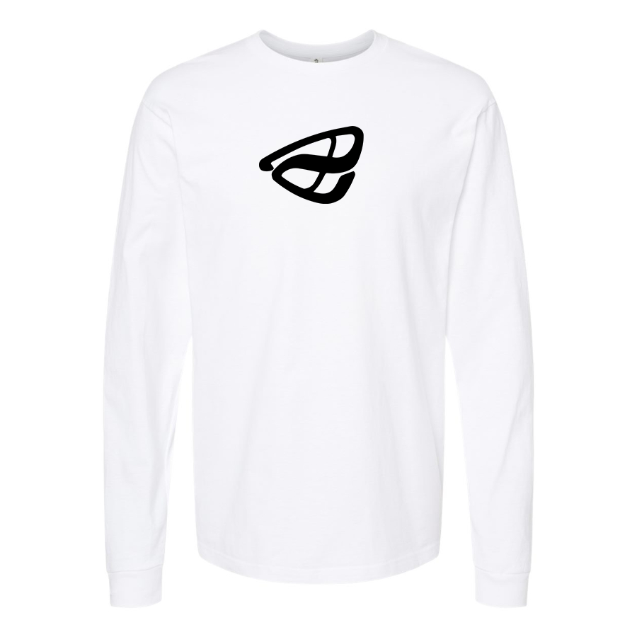 Men's Anfini Logo Cotton Long Sleeve T-Shirt