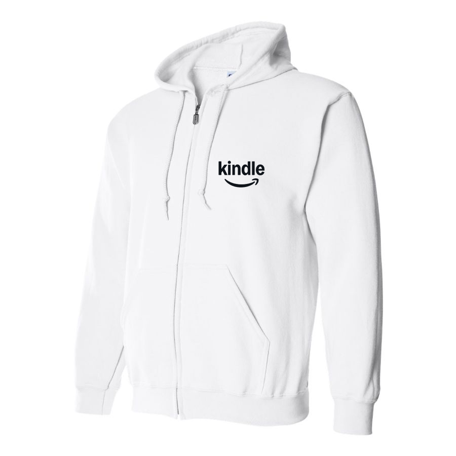 Men's Amazon Kindle Logo Zipper Hoodie